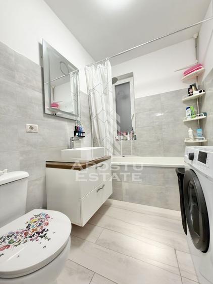 Apartament cu 3 camere mobilat si utilat la etaj intermediar in Giroc.