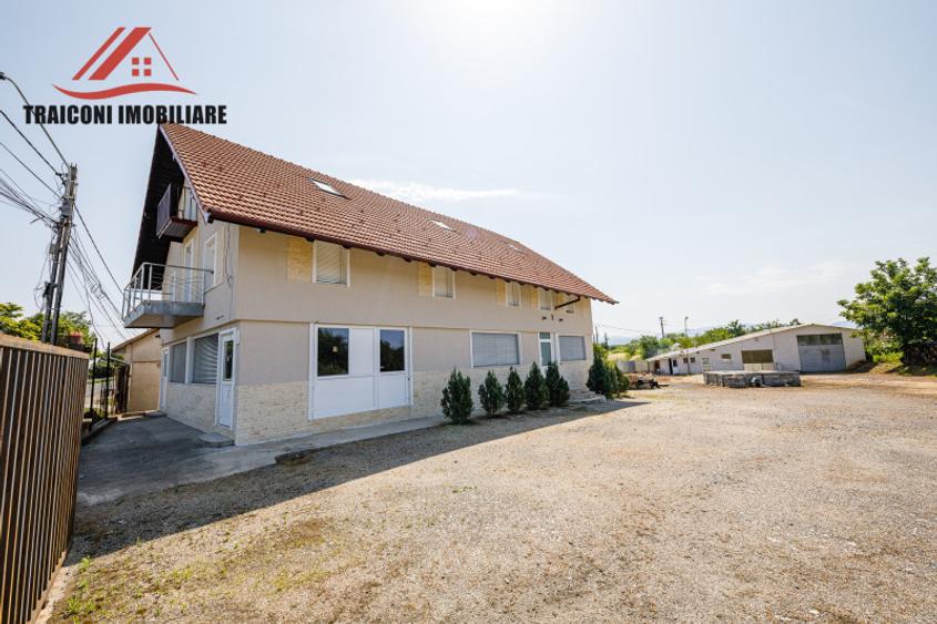 Clădire pensiune-restaurant cu hală și teren 7300mp, Făget ( Timiș )