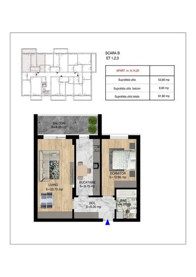 Mutare Rapida Apartament 2 Camere Acces Metrou Pallady-Nicolae Teclu