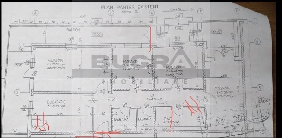 Spatiu comercial 105 mp, vad excelent, zona Pritax