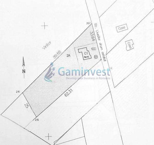 Teren de vanzare, intravilan 2.300 mp zona Doja, in Oradea