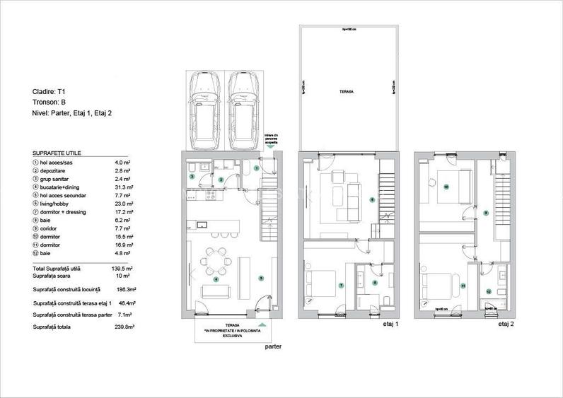 Casă Tip Townhouse | Terasă Spectaculoasă | Comunitate Premium - 1