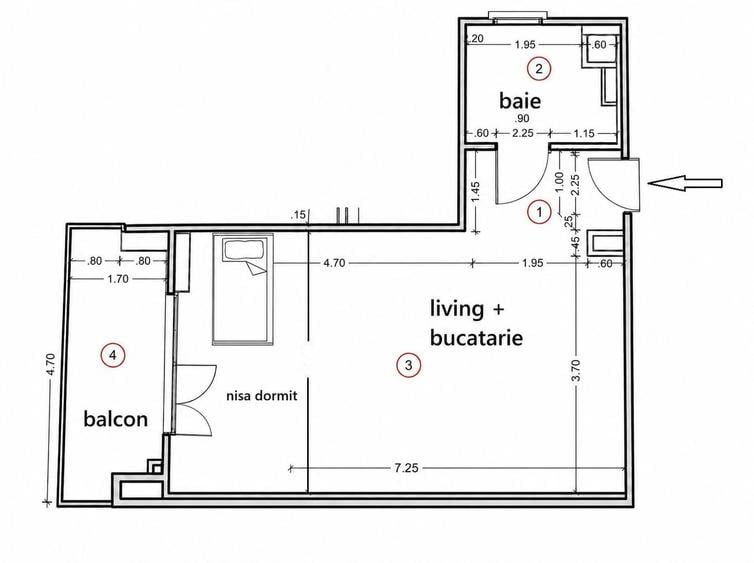 Apartament 38 mp, mobilat, in ansamblul Liberty zona str Oasului