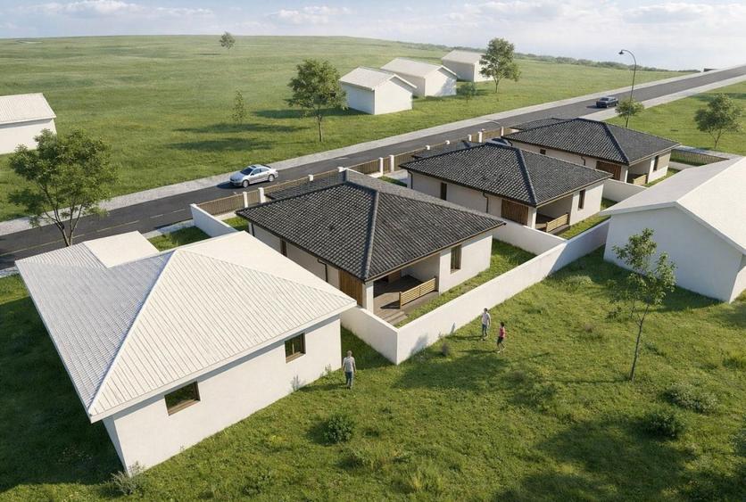 De vanzare casa individuală , parter , dezvoltator imobiliar