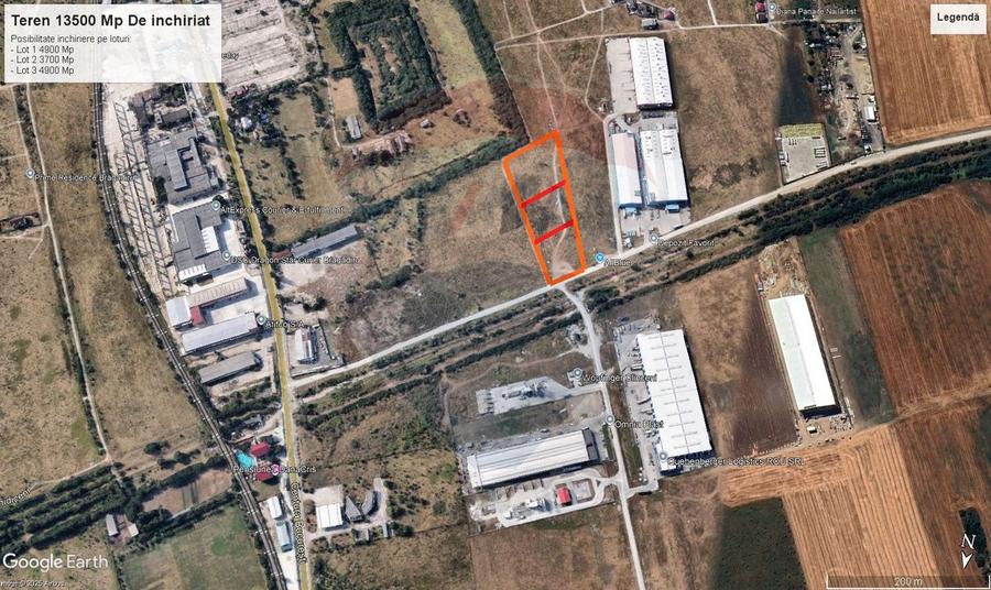 Teren de inchiriat – 13.500 mp, Clinceni Centura Bragadiru–Domnesti