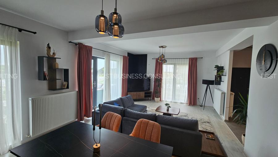 VILE P+M, 5 camere+Teren 300 mp.zona Otopeni, COMPLEX CU PISCINA-COMISION 0% - 9