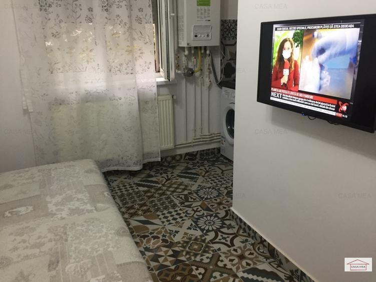 Garsoniera Mihai Bravu metrou Mall Vitan cu centrala termica