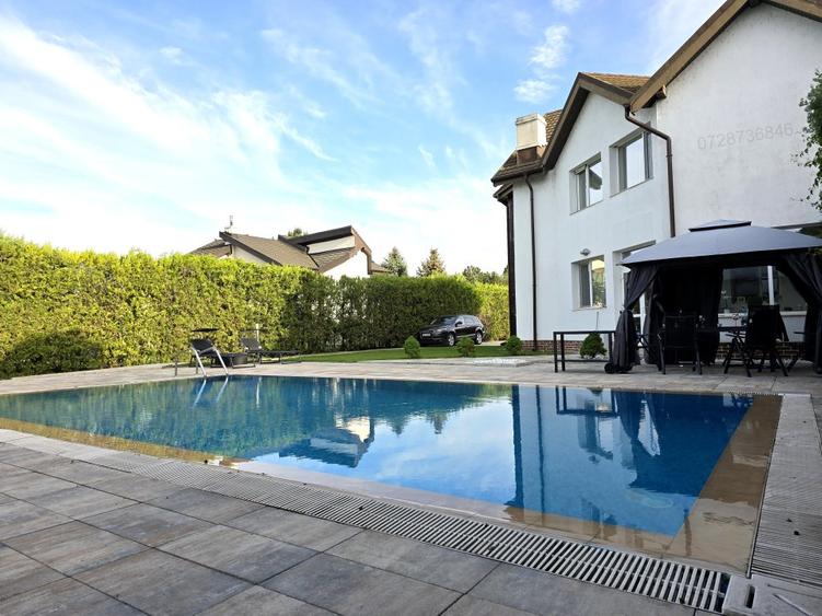 Corbeanca, vila superba, 2083 mp teren cu iesire la lac si drept de agrement