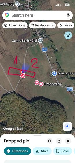 Vand teren in localitatea Salicea extravilan 974 MP