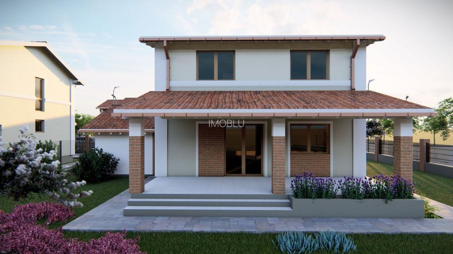 Casă individuală, P+1, 126mp, garaj, 589mp teren, Cartierul Primaverii - 13
