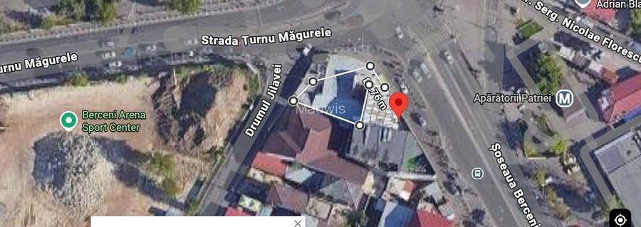 Teren cu autorizatie de construire la metrou Aparatorii Patriei - 2