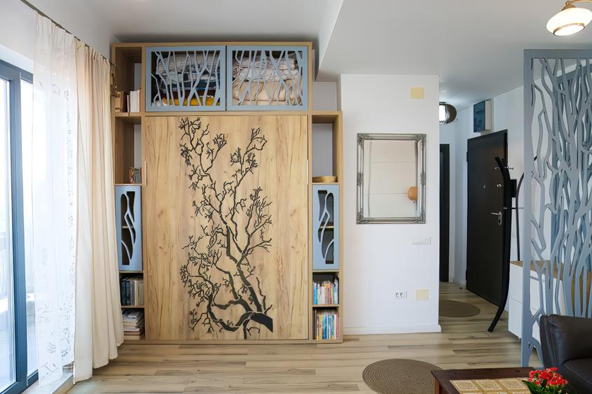 Studio Ultrafinisat| Terasă cu vedere Panoramică, Parcare și Boxă