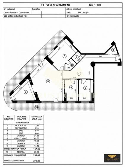 Apartament 5 camere Soseaua Nordului | Terasa 78mp | Loc de parcare - 1