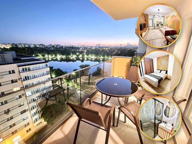 Apartament de Lux cu 2 Camere | Vedere Panoramică la Lac | Design Unic