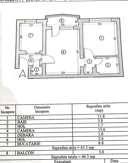 Apartament 2 camere semidecomandat zona City Park Mall Tomis 3 - 7
