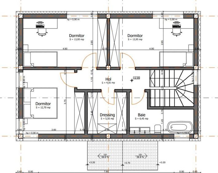 Vand casa individuala comision 0% - 14