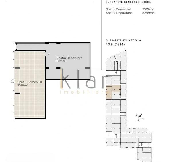 Spatiu comercial 179mp, Soporului-Baza Sportiva