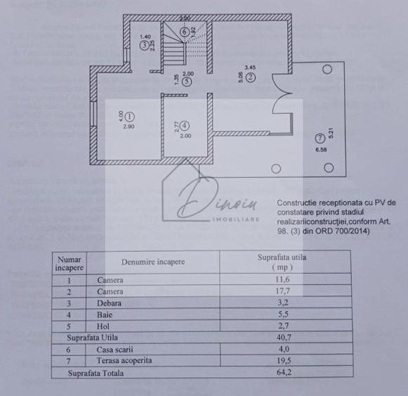 VILA 3 camere Pipera I Henri Coanda I intabulare I COMISION 0%