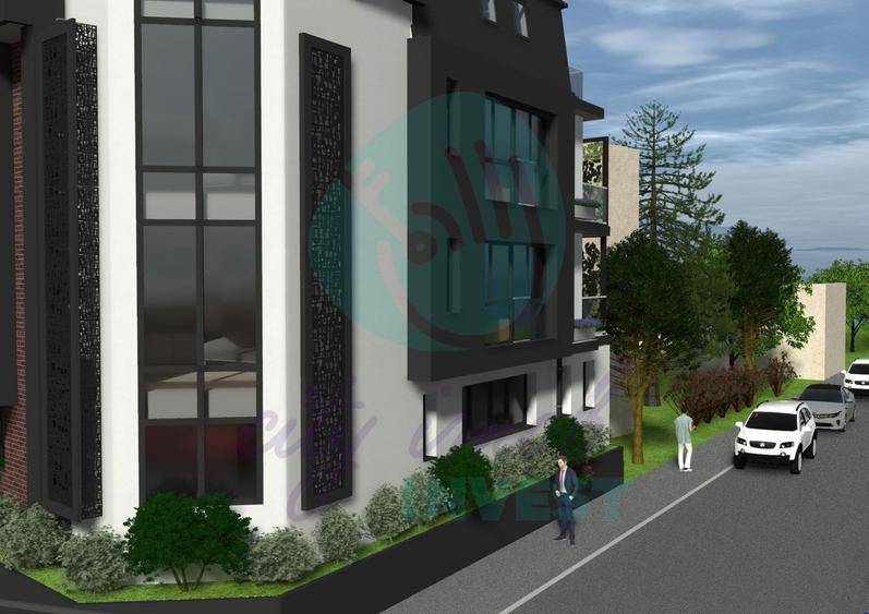 2 camere cu terasa de 17 m langa PARC si METROU cu parcare si boxa