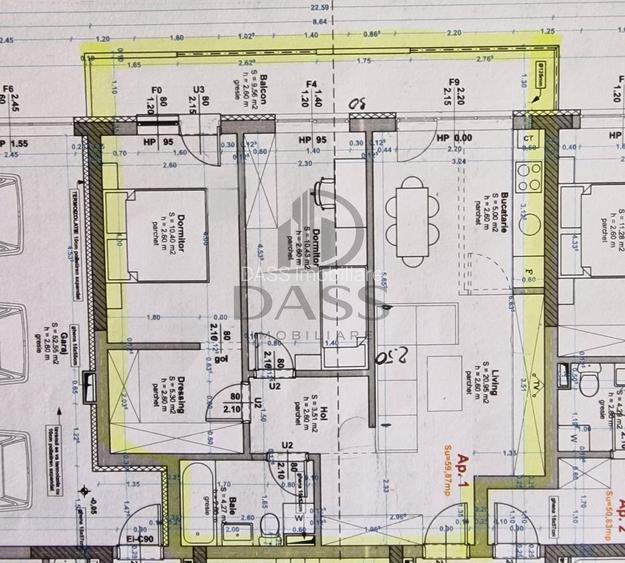Apartament modern 3 camere de inchiriat Magnolia - 18