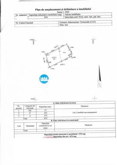 Teren cu autorizatie de vanzare in Iasi, zona Pacurari - 2