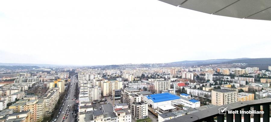 Apartament tip studio, cu priveliste asupra orasului