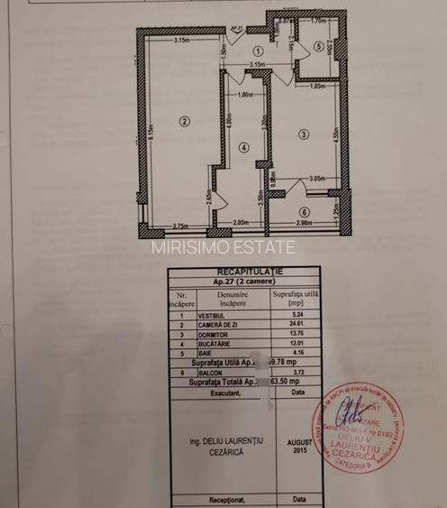 Apartament 2 camere decomandat/mobilat-utilat/12 minute  metrou Dimitrie Leonida - 12