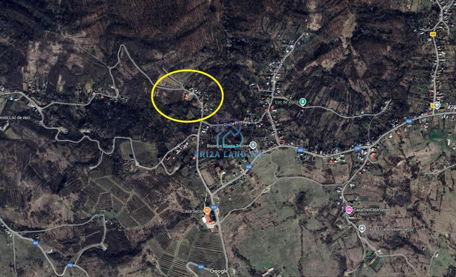 Prahova, orasul Boldesti-Scaeni, satul Seciu, teren 3007mp, d=36m