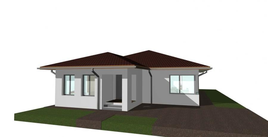 Casa noua cu 4 camere situata in zona Alba Miceti la asfalt cu toate utilitatile