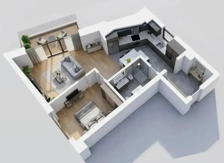 2 Camere | Finisaje Lux | Smart Home | Complex Barrio - Unirii