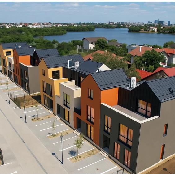 Vilă 4 camere | Complex rezidențial Sisești | Pompă căldură