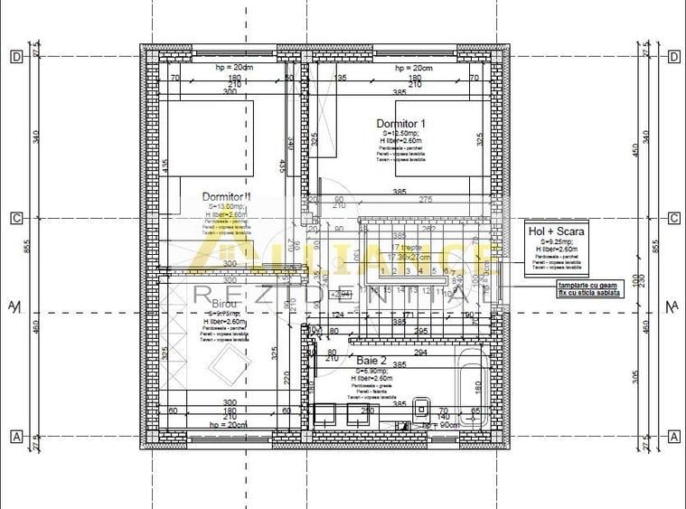 {STRADA MIORITA} Vila individuala cu 4 camere - 2 bai | Teren 309 MP