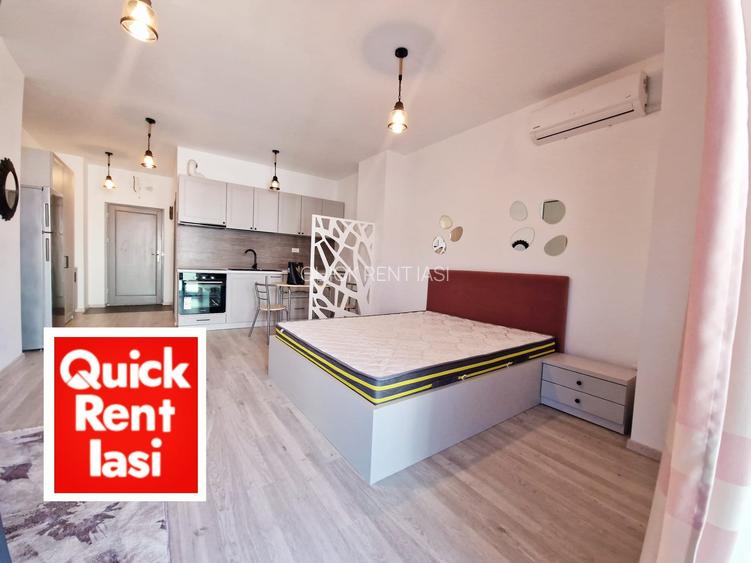 Copou Newton Park Residence Bloc Nou Apartament 1Camera Modern De Inchiriat - 3