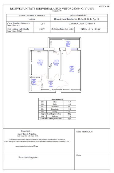 Apartament  cu 2 camere decomandat , Pallady Ikea - 1