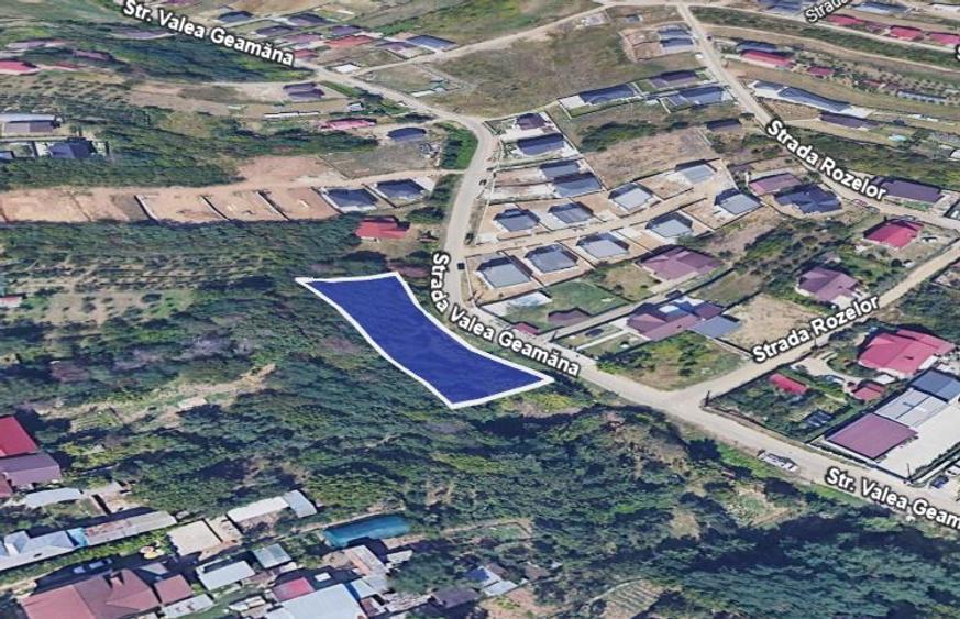 Teren intravilan 1299 MP Geamana, Pitesti – zona excelenta, toate utilitatile