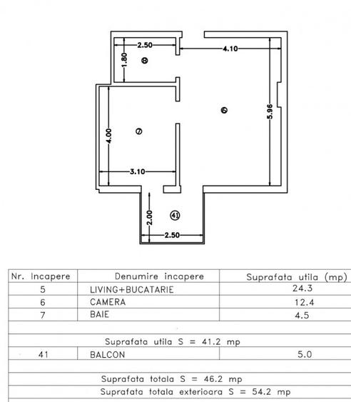 Apartament cu vedere spre PISCINA in bloc finalizat Mamaia Sat