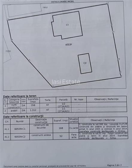 Barnova intersectia cu Pietrarie VILA D+P+M SU=212mp TEREN 1670mp amenajat super - 20
