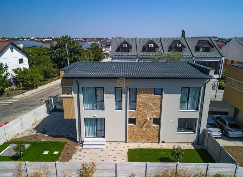 Vila moderna cu 4 camere, ansamblu privat cu loc de joaca, Bragadiru
