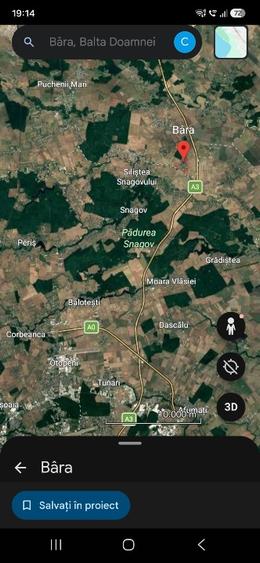 Teren casa sat Bâra com.Balta Doamnei