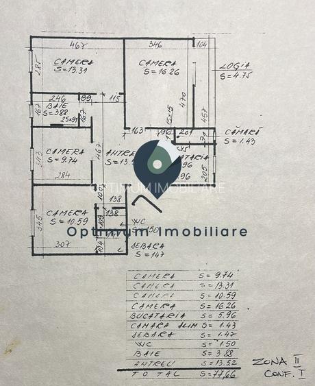 Apartament cu 4 camere in Manastur, renovat, 78 mp, zona Minerva ! - 1