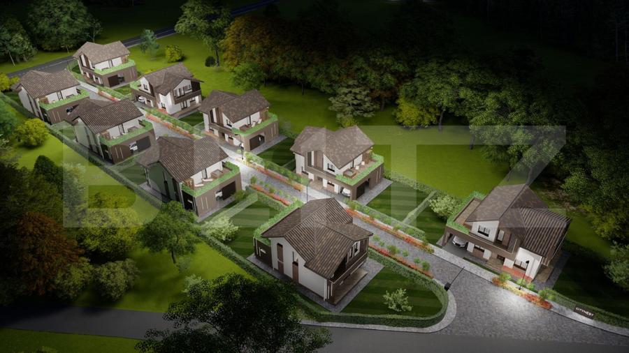 Ansamblu rezidential de 7 case individuale, zona rezidentiala Moara