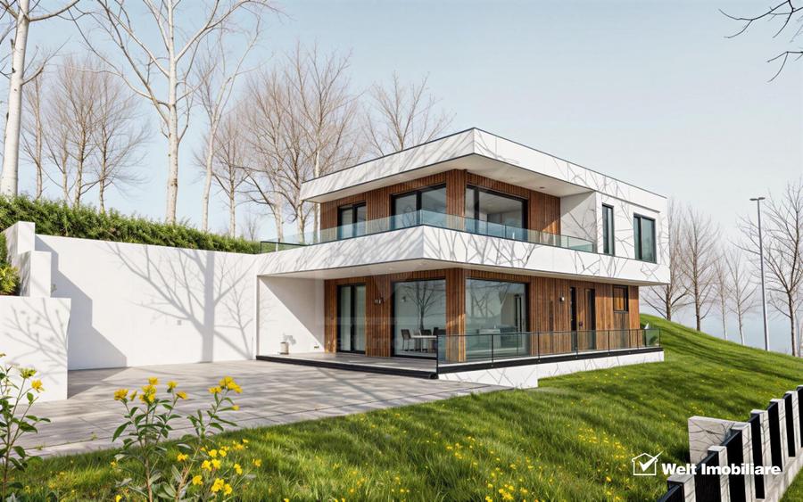 Teren intravilan autorizat, 780 mp, zona Sun Garden – Baciu. Proiect casa inclus