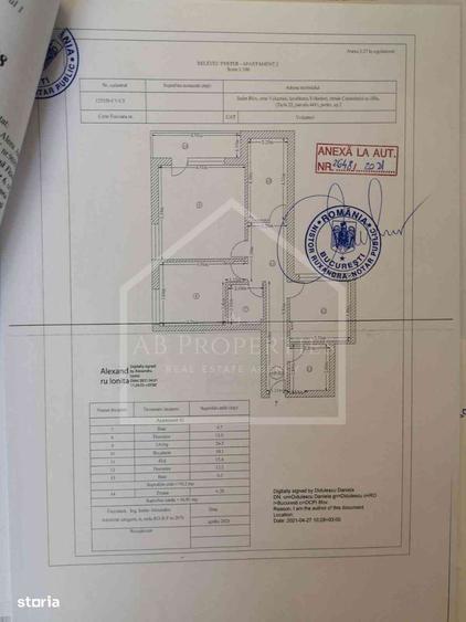 Apartament Pipera 3 camere, curte / gradina Bloc Boutique