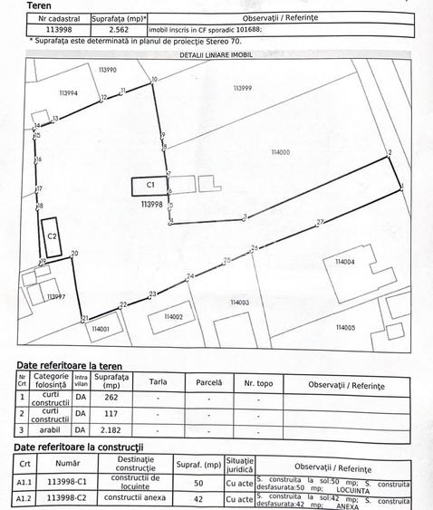 Teren intravilan 2562mp Loc 23 August | Ideal locuiță sau casă vacanță - 1
