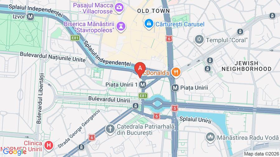 Spatiul comercial stradal, locatie top Piata Natiunilor Unite / Zona Unirii,