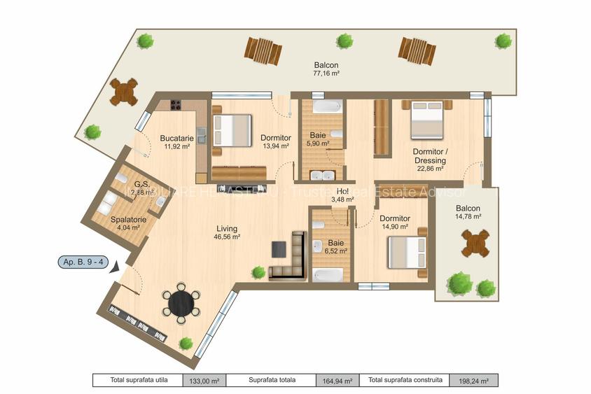One Herastrau Park | Three bedrooms luxury apartment for rent on first use - 1