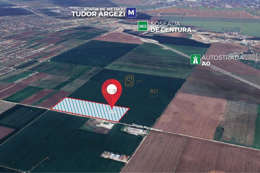 Teren extravilan 78.657 mp, deschidere de 480 ml, Popesti-Leordeni, If