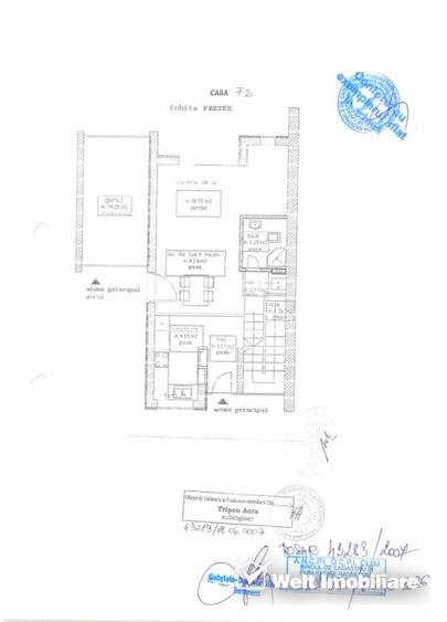 Duplex 3 camere, cu garaj și 3 parcări, Bună Ziua, gradina 90 mp