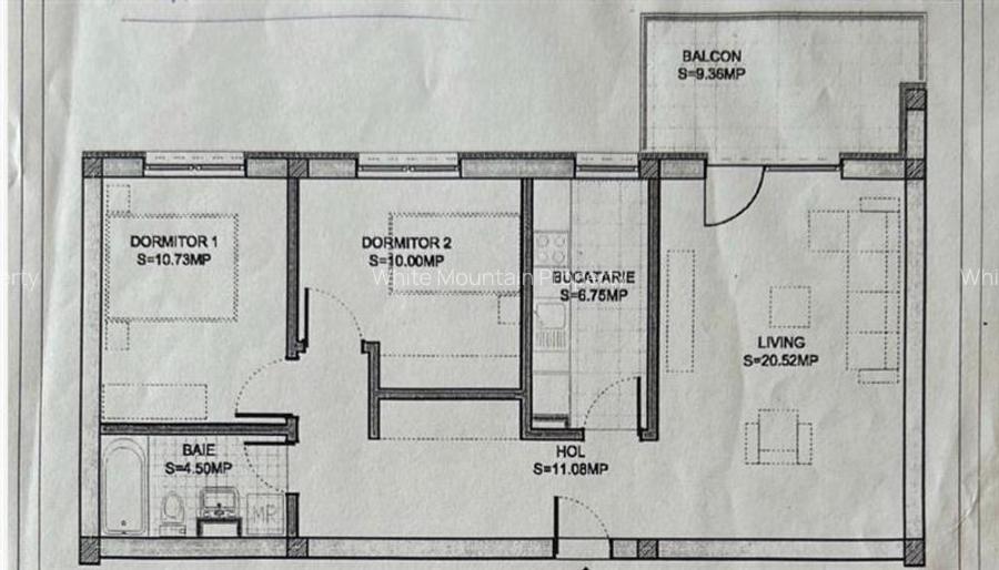 Apartament 3 camere mobilat, decomandat | Sanpetru | Parcare - 10