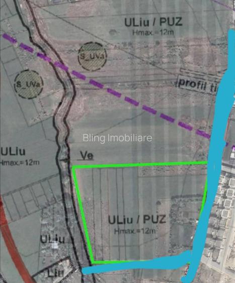 Teren Intravilan de vânzare, 4300mp, front 25 ml, Borhanci - 3